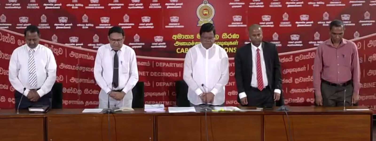 Bandula leads a moment of silence after tragedy